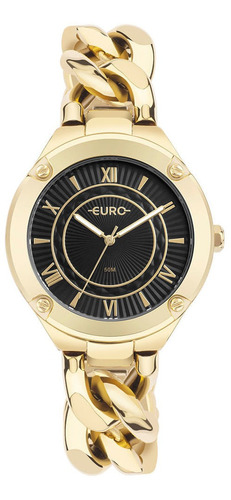 Relógio Euro Feminino Chains Dourado - Eu2035ytj/4p