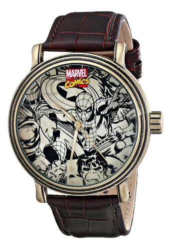 Marvel Adult Vintage Analog Quartz Watch