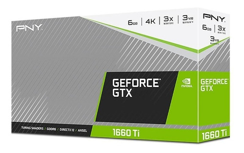 Tarjeta De Video Pny Geforce Gtx 1660 Ti 6gb Dual Fan