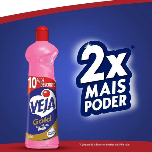 Limpador Multi-uso Veja 500ml Floral Promocional