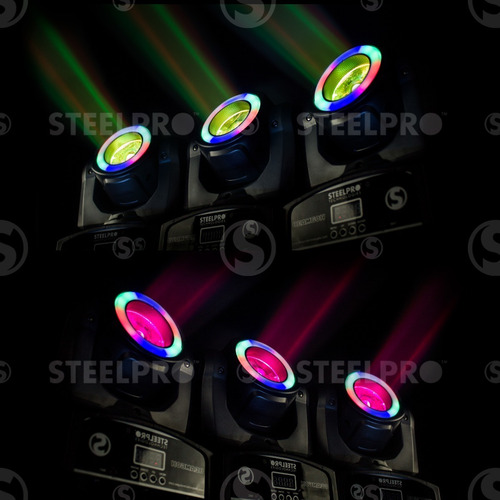 Imagen 4 de 7 de Cabeza Robotica Dj Beam 60 W Rgbw - Steelpro