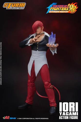 Action Figure Iori Terry Storm Collectible Boneco King Fight