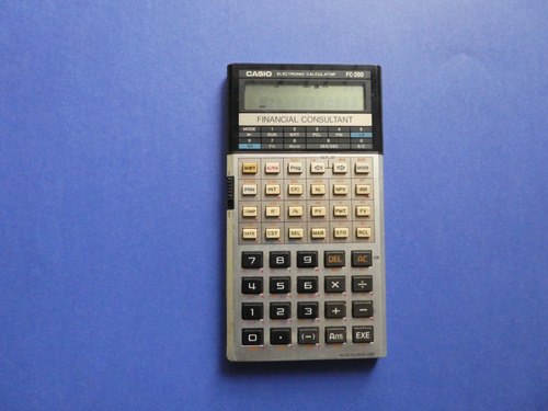 Calculadora Casio Fc-200 , Vintage 1992
