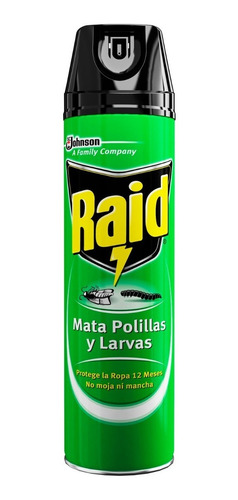Raid Insecticida Mata Polillas Y Larvas