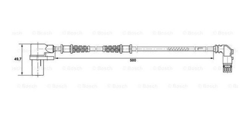 Sensor Rotações Do Abs Diant. Esq. Mercedes Clk 320 1998-03