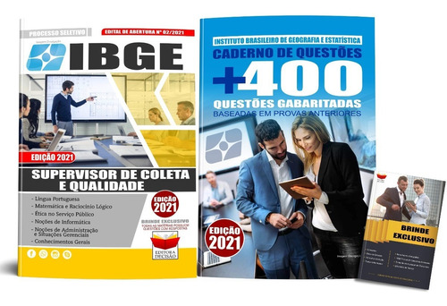 Concurso Ibge Supervisor Coleta E Qualidade Apostila+testes