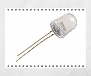 50 X Blanco 10mm LED 5000mcd difuso 40 °