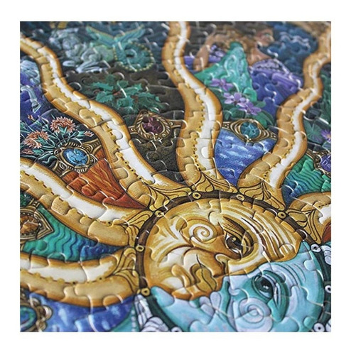 Imagen 5 de 5 de Rompecabezas Mandala Zodiaco, 500 Piezas