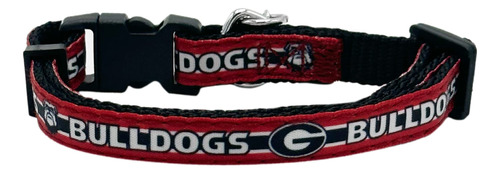 Ncaa Cat Collar Georgia Bulldogs Satin Cat Collar College S.