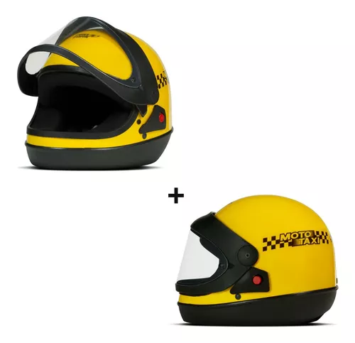 Pro Tork Capacete Sport Moto Taxi 60 Amarelo