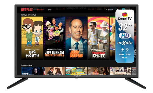 Smart Tv Enxuta 32' Hd Wifi Netflix Youtube Loi