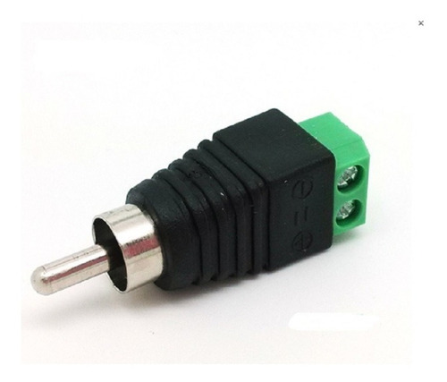 Conector De Rca Macho A Bornera X 10 Unidades