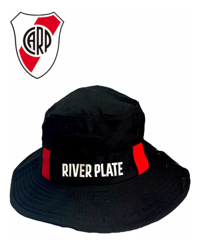 Sombrero Piluso River Plate Futbol Argentino Pesquero - Sol