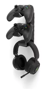Suporte De Parede P/ 2 Controles Xbox One S Headset Gamer