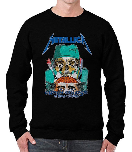 Buzo Hoddie Básico Metallica 06 Rock