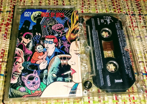 Iggy Pop / Brick By Brick Cassette Importado Edic Chilena