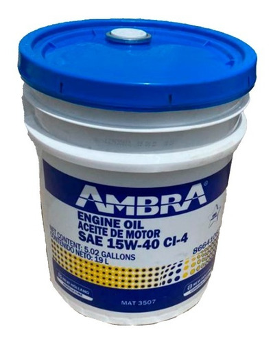 Cubeta De Aceite Multigrado Motor Para  Tractor New Holland