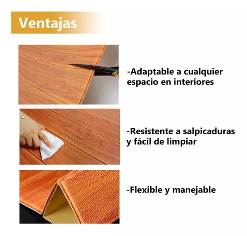 PANEL DECORATIVO 3D MADERA