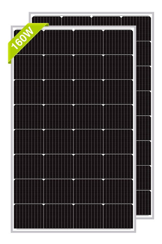 Newpowa Panel Solar Monocristalino 160 W Vatio 12 V Modulo