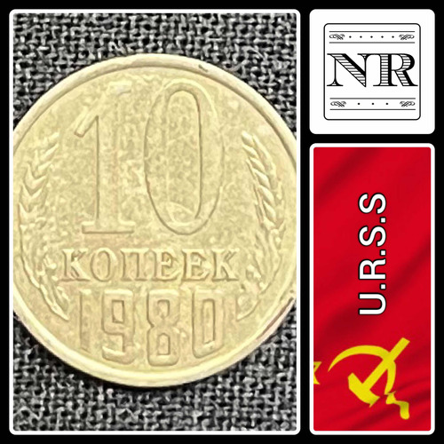 Rusia - 10 Kopeks - Año 1980 - Y #130 - Urss - Cccp