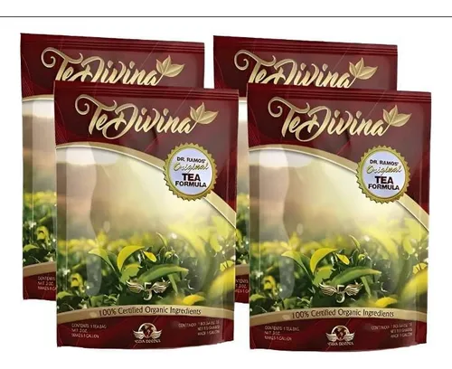 Té Divina Detox Pérdida De Peso (4 Sobres) Reto 28 Dias