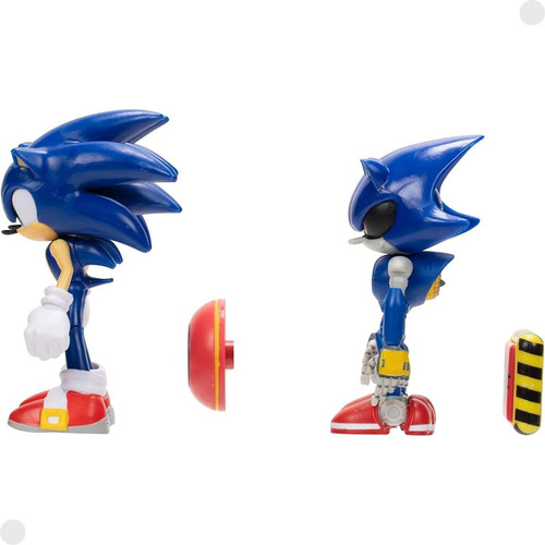 Pack 2 Bonecos Sonic E Metal Sonic The Hedgehog 04232 -sunny