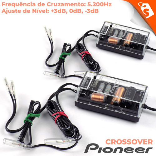 Kit Duas Vias Alto Falante 6,3/4 45w Rms Ts-j170c Pioneer