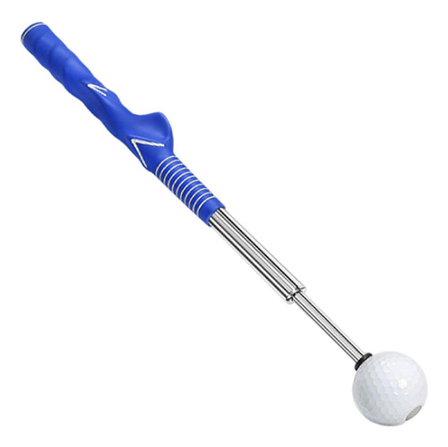 Ayuda De Entrenamiento De Swing De Golf Agarre Cómodo Azul