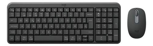 Teclado Y Mouse Bluetooth Logitech Mk250 Mouse Negro Teclado Negro