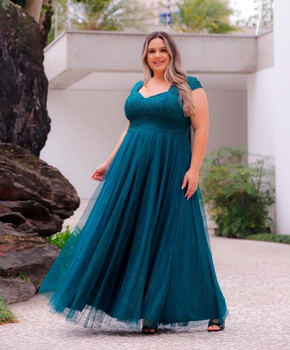 Vestido De Festa Plus Size Marsala Madrinha Casamento