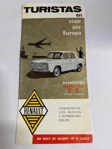 Biptico Vintage Renault Europa 1960