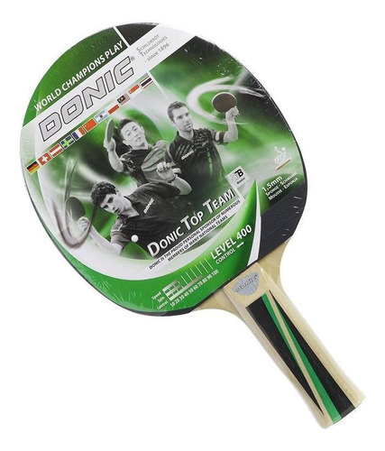 Raqueta de tenis de mesa Donic Top Team Level 400