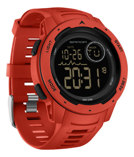 Reloj Electrónico Deportivo Sanda Waterproof Glow 2125