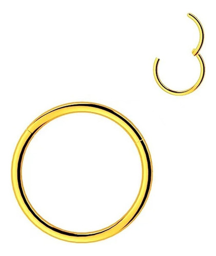 Pendiente De Aro De Titanio Piercing G23 Astm F136 Al Por