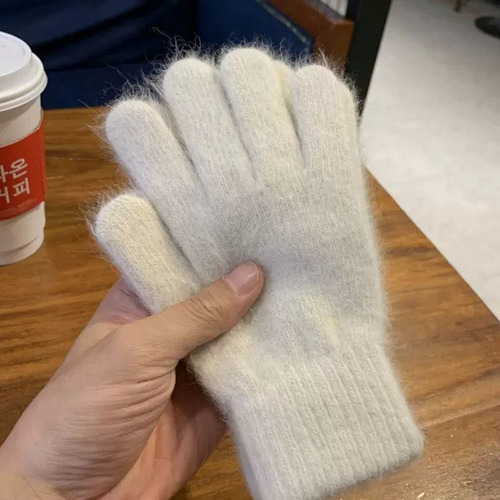 Guantes Largos Para Niños Niñas Infantiles Invierno Plush Rosa