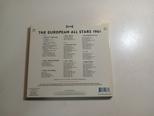 The European All Stars 1961 / Made In Germany J1 Estándar (Usado)