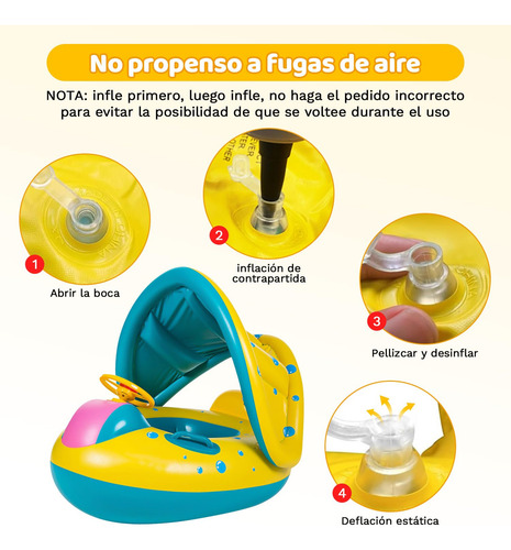 Boia De Piscina Para Crianças, Boia Fofa Com Cobertura