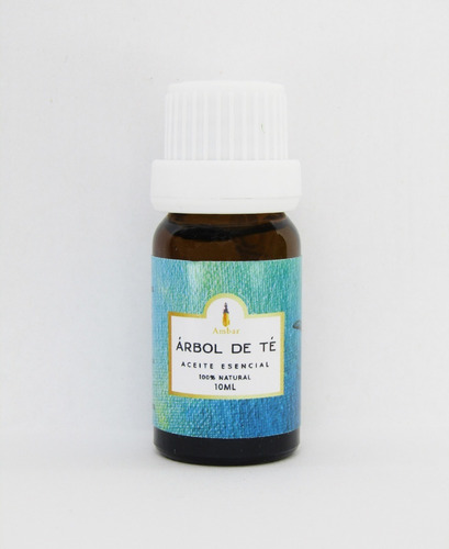 Aceite Esencial Árbol De Té Ambar Aromaterapia 10 Ml