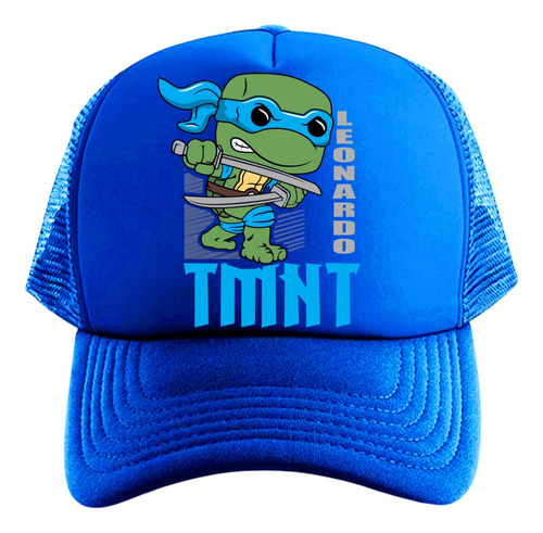 Gorra Trucker Tortugas Ninja Leonardo Seriex Geeks Blue