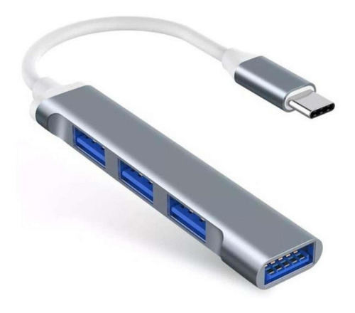 Adaptador Usb Tipo C 3.1 Hub 3.0 4 Portas Notebook Pc