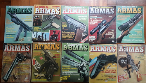 Lote X 10 Revistas Armas  Años 1985 Y 1986