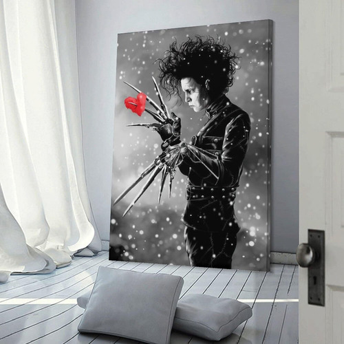 Edward Scissorhands Movie Classic Fantasy Canvas Art Poster