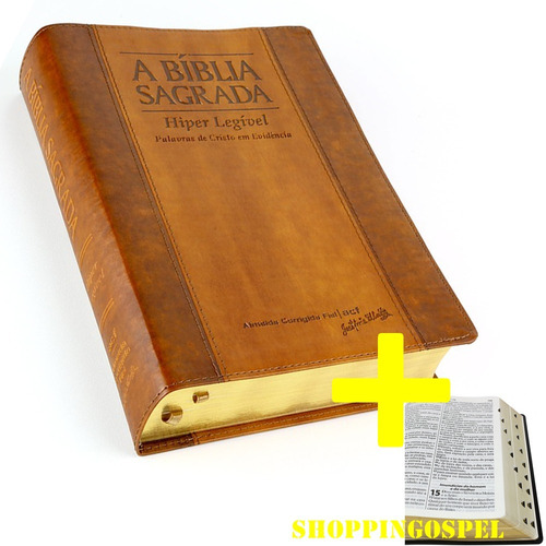 Bíblia Trinitariana Letra Hiper Legível + Índice Havana Sbtb