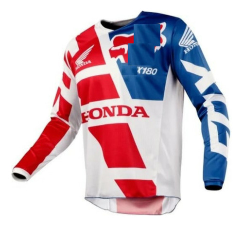 Tricota Honda 180 Jersey Polera De Moto Cross Enduro Xr Crf
