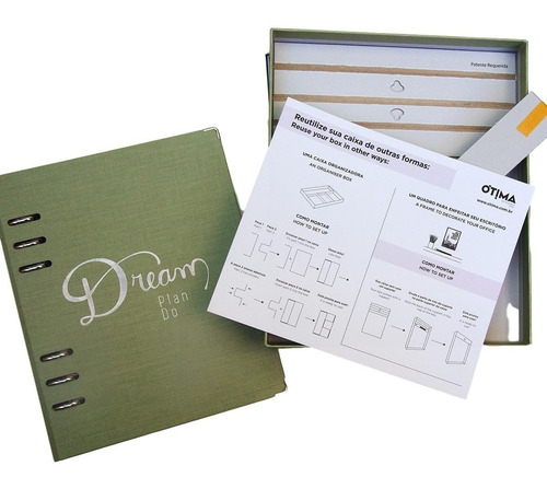 Imagem 5 de 9 de Planner A5 Cotton Verde - Ótima