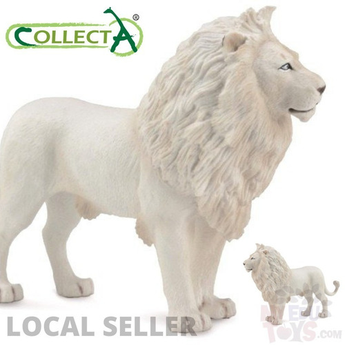 Figura De León Blanco Marca Collecta