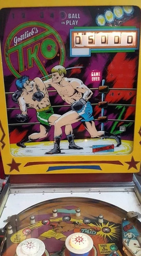 Flipper Pinball T.k.o. - Perfecto Estado Clarck Argentina (Usado)
