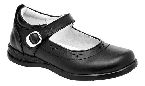 Zapato Escolar Ensueño 857625 Color Negro Niña Tx1