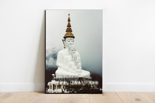 Cuadro Buda Templo Gigante Decoración 86x56 Fotográfia 