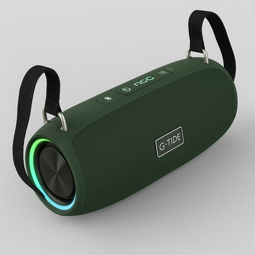 Bocina Portátil Sh50 Bluetooth Luz Led